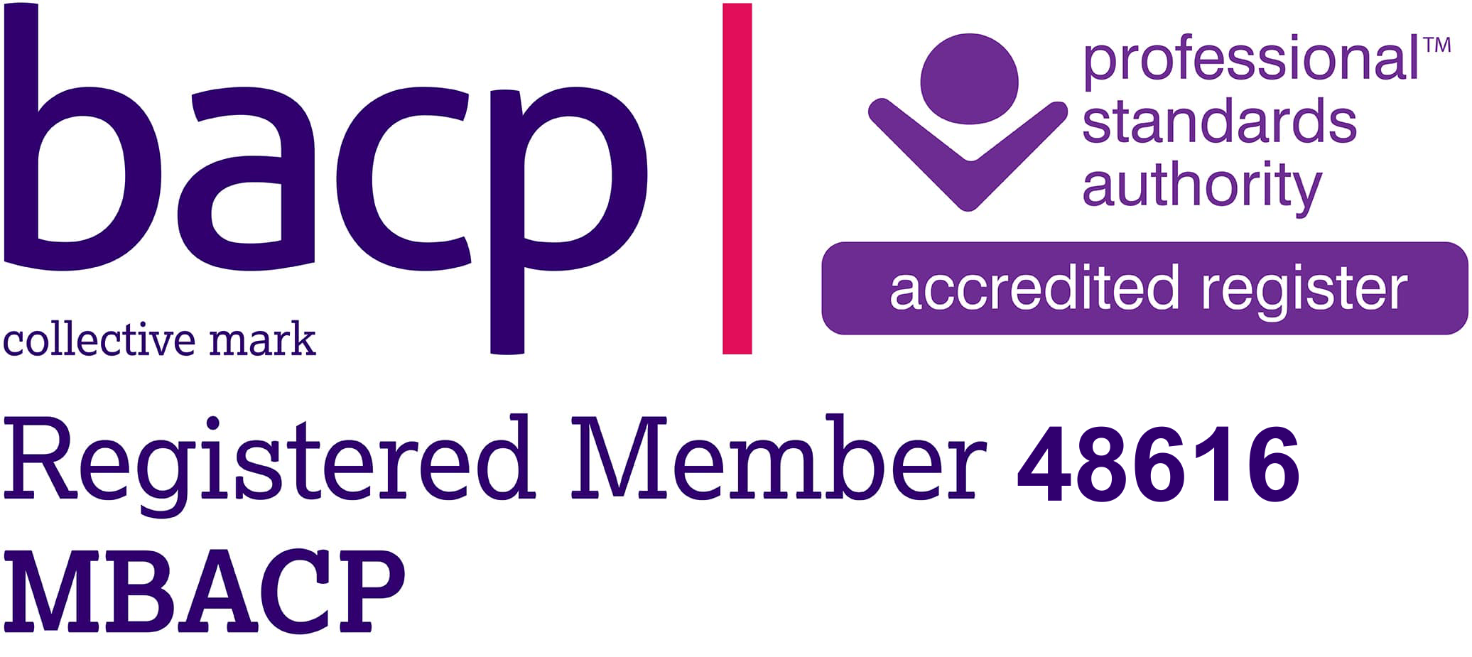 BACP Registered Member 48616 MBACP